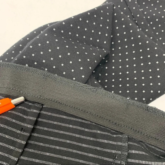 J Jill Slim Leg Ponte Pants Woman XS Pull On Black Polka Dots Stretch Comfort - Picture 11 of 13